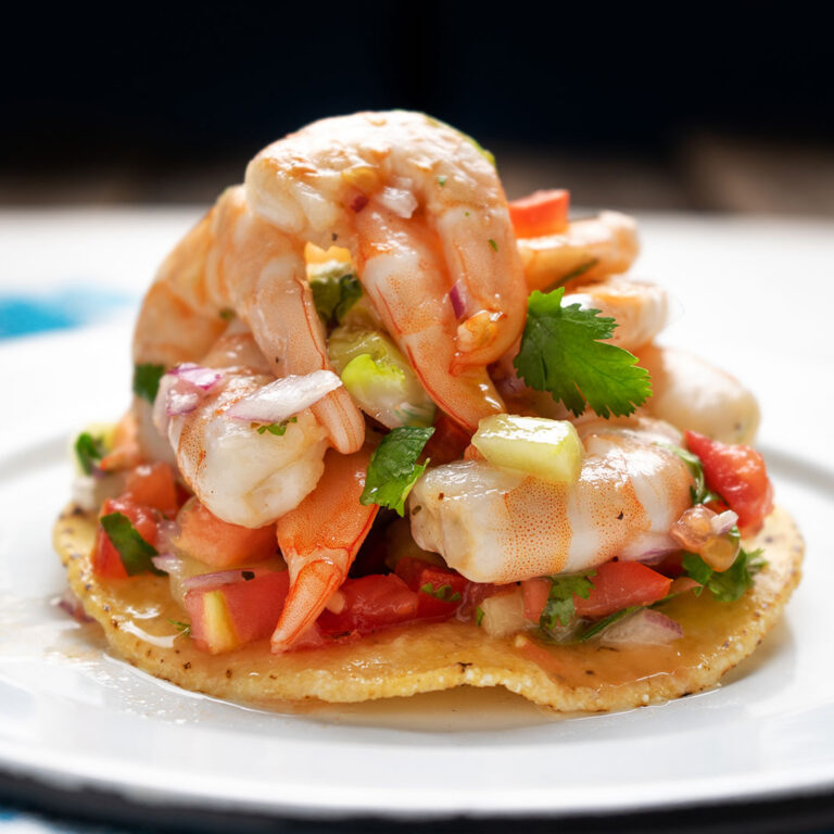 Blood Orange Rock Shrimp Ceviche