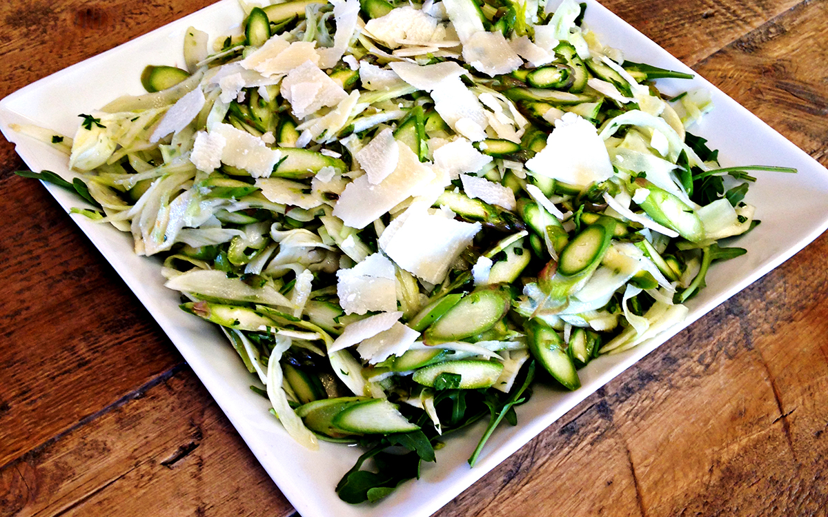 Shaved Asparagus And Fennel Salad Round Pond Estate