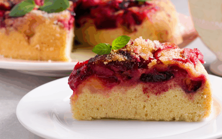 Upside Down Plum Caramel Cake Upside Down Plum Caramel Cake