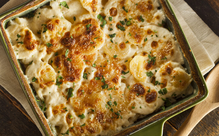 Homemade Cheesey Scalloped Potatoes