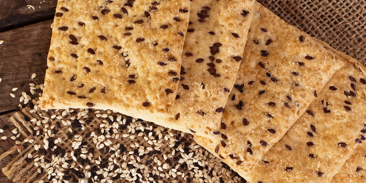 Sesame and Buttermilk Crackers