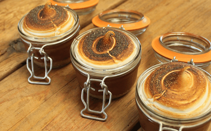 smores pot au creme