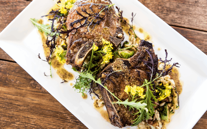 Grilled-Pork-Chop-with-Spatzle
