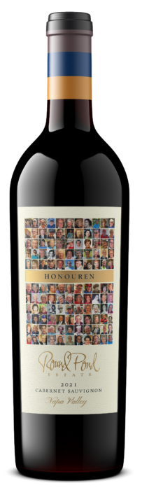 Bottle of 2021 Cabernet Sauvignon from Round Pond Estate, celebrating Earth Day with sustainable practices.