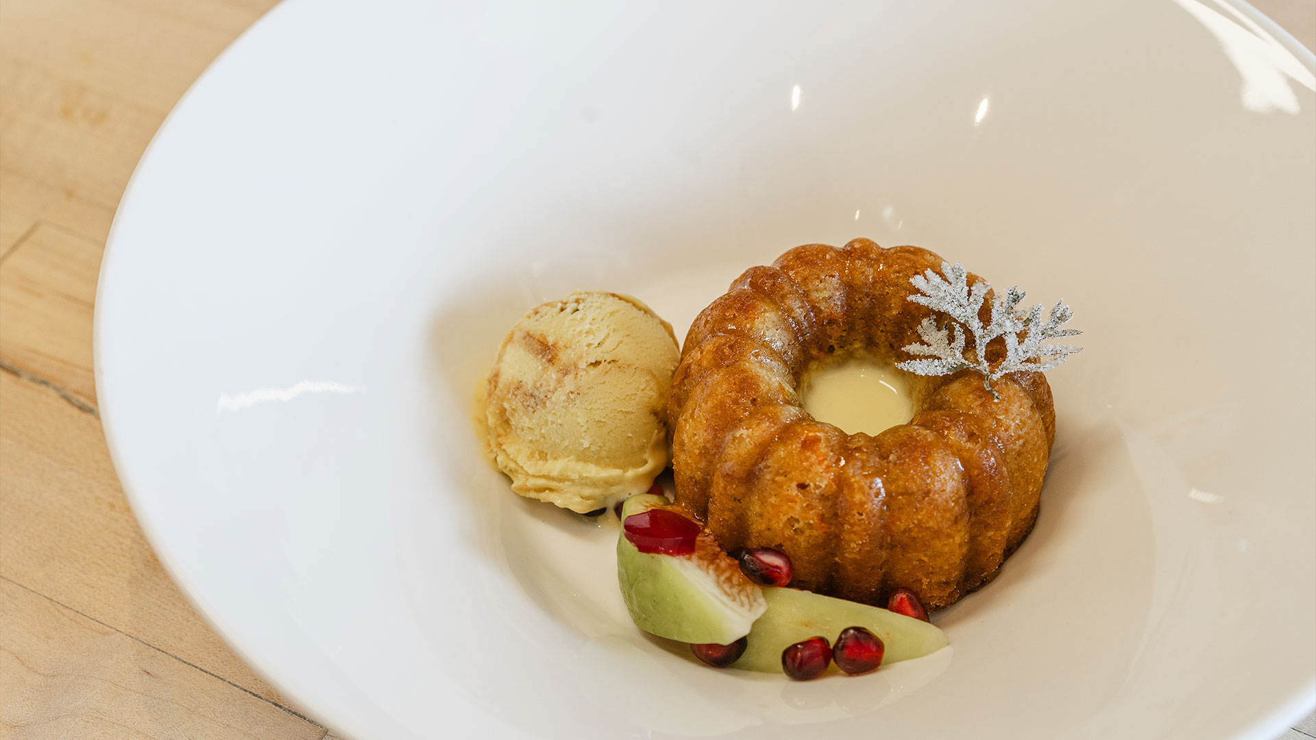 Carrot bundt cake.