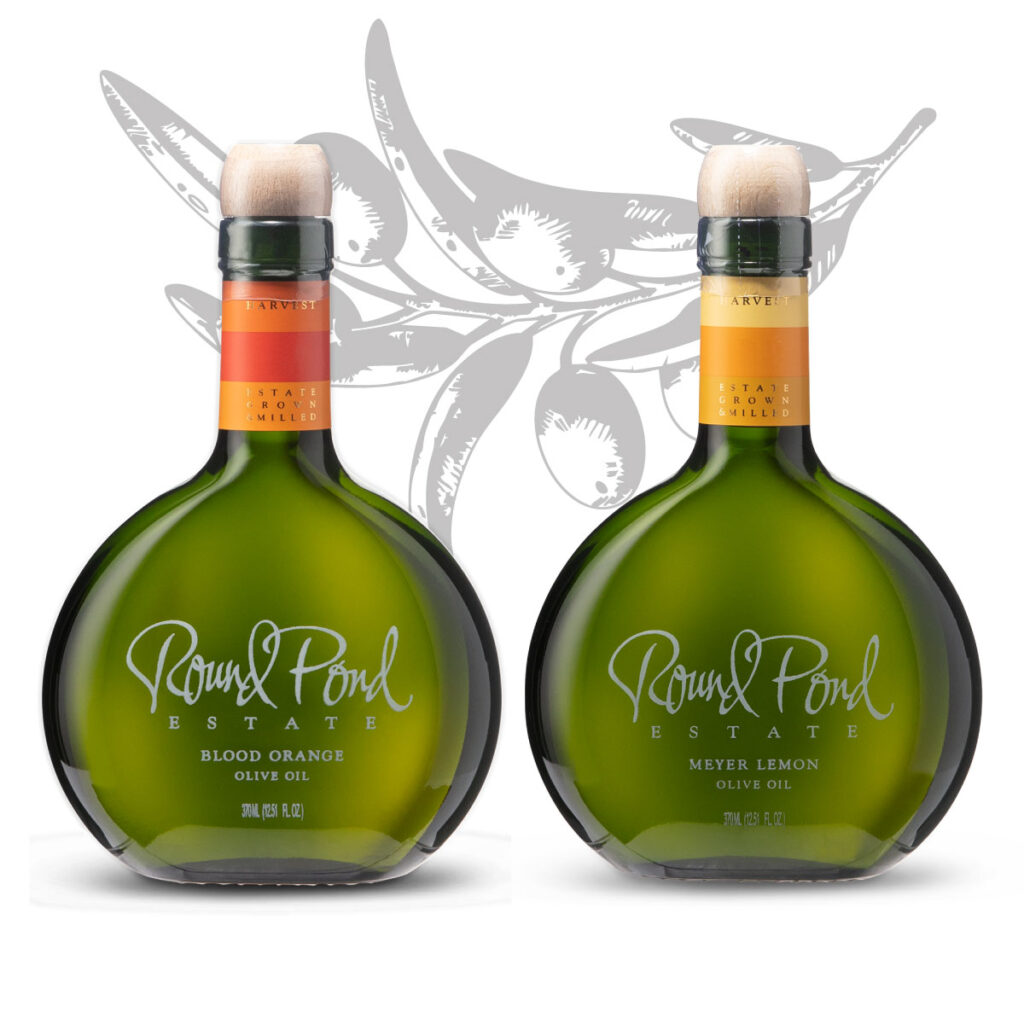 Round Pond Estate Citrus Olive Oils | Grown, Milled, and hand bottled right here in Napa Valley