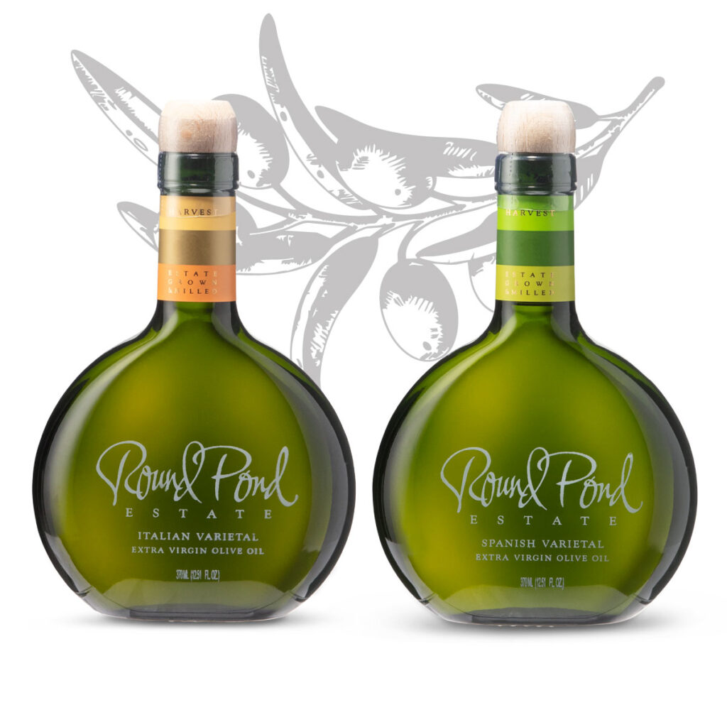 Round Pond Estate Extra Virgin Olive Oils | Grown, Milled, and hand bottled right here in Napa Valley